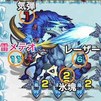 カトブレパスのボス攻撃パターン