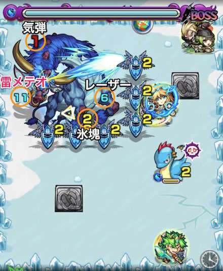 カトブレパスのボスステージ1攻略