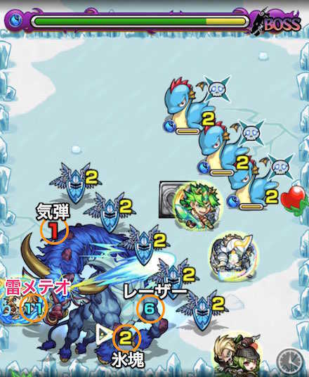 カトブレパスのボスステージ2攻略