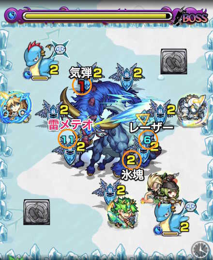 カトブレパスのボスステージ3攻略