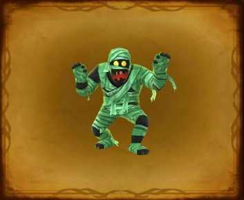 ミイラ男・雲の画像