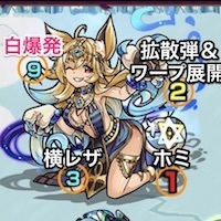 バステトXの攻撃パターン