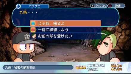 九条:秘密の練習場所