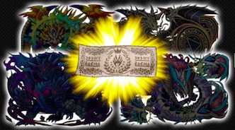 投票券を集める画像