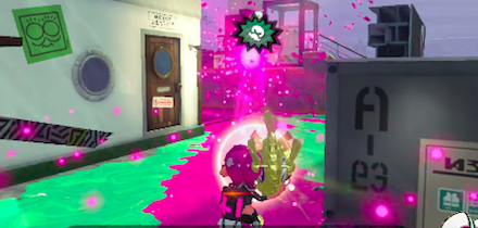 ガチホコショットで敵を倒す画像