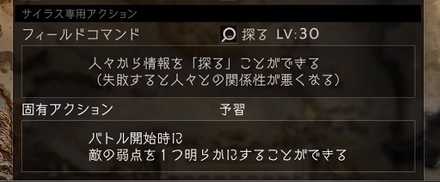 固有アクションの画像