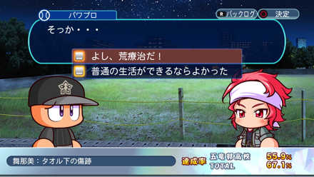 舞那美：タオル下の傷跡