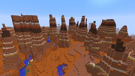 マイクラ メサ バッドランズバイオーム の特徴と入手できるブロック マインクラフト ゲームエイト