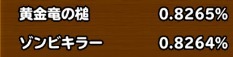 目玉装備排出確率の画像