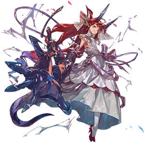 オセロニアの［純白の武竜娘］ノイレの画像