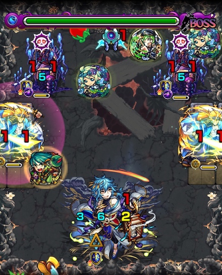 禁忌の獄2のボス1暗転