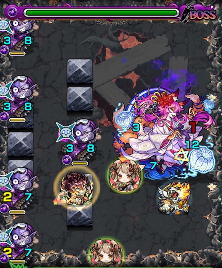 禁忌の獄5ボスステージ1