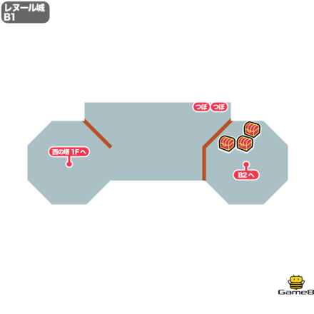 ドラクエ5のレヌール城のB1