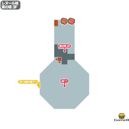 ドラクエ5のレヌール城の東の塔3F