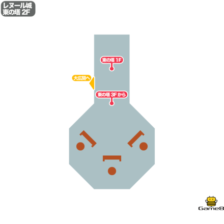 ドラクエ5のレヌール城の東の塔2F