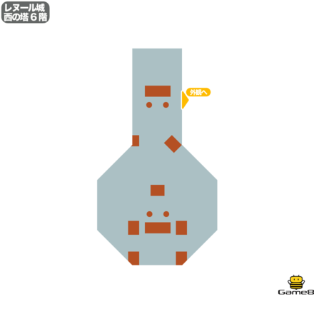 ドラクエ5のレヌール城の西の塔6F