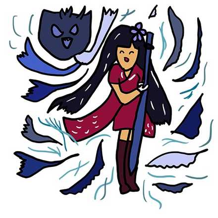 オセロニアの手描きのヨシノの画像