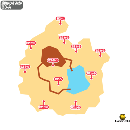 ドラクエ5の魔物のすみかのB3-A