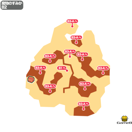 ドラクエ5の魔物のすみかのB2