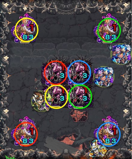 禁忌の獄15のステージ2攻略