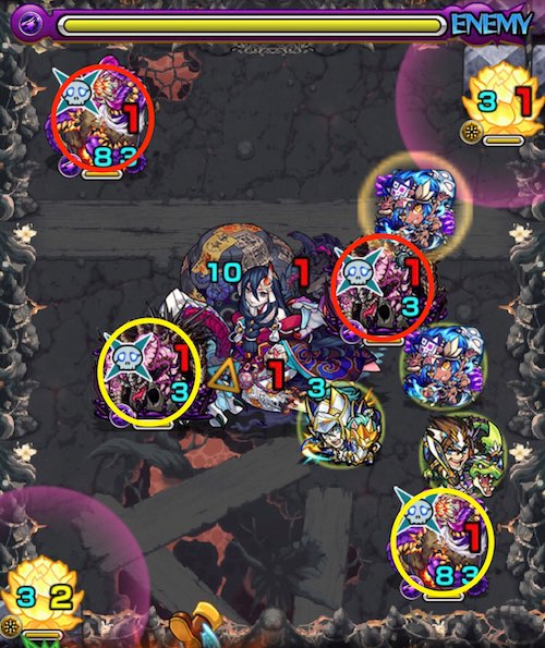 禁忌の獄15のステージ3攻略