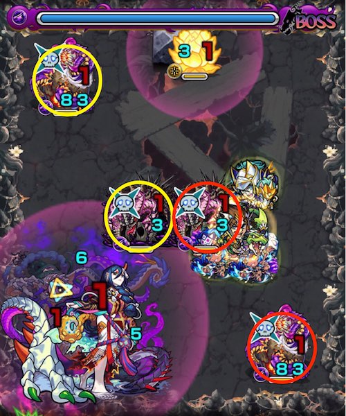 禁忌の獄15のボス1攻略