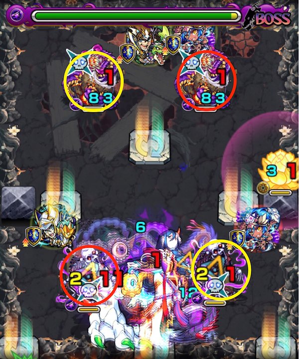 禁忌の獄15のボス3攻略