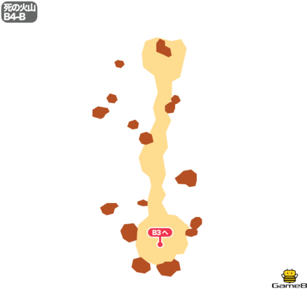 ドラクエ5の死の火山のB4-B