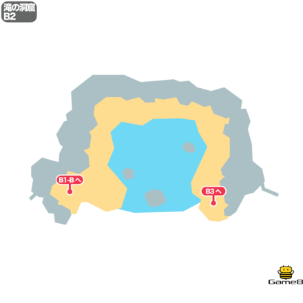 ドラクエ5の滝の洞窟のB2