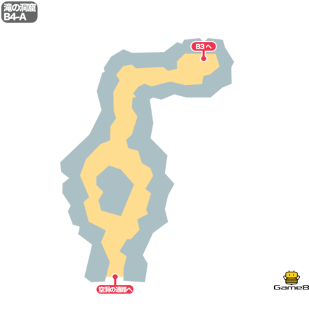 ドラクエ5の滝の洞窟のB4-A