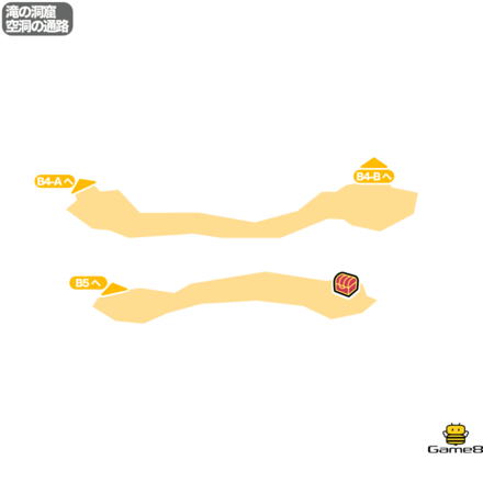ドラクエ5の滝の洞窟の空洞の通路