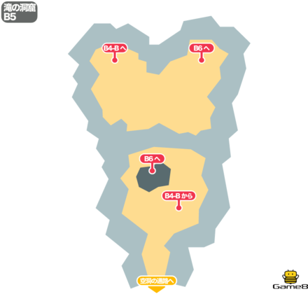 ドラクエ5の滝の洞窟のB5