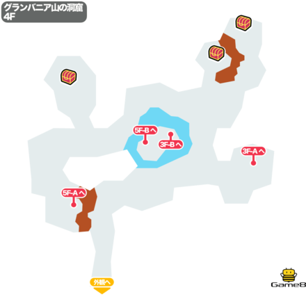 ドラクエ5のグランバニア山の洞窟の4F