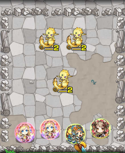 夏色の庭園1ステージ1攻略