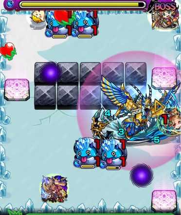 夏色の庭園4のステージ3のボス移動