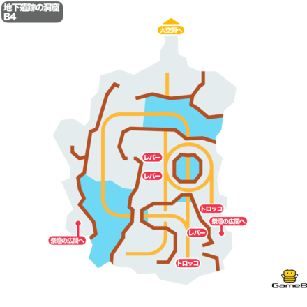 ドラクエ5の地下遺跡の洞窟のB4