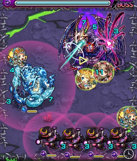 タイタニアドラゴンボスステージ1攻略