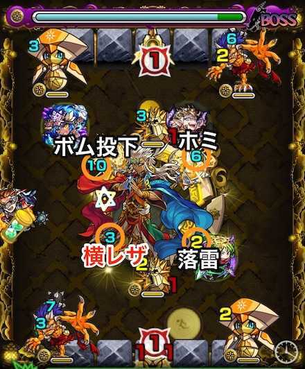 金剛夜叉明王ボスステージ1攻略