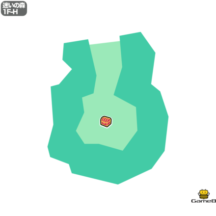 ドラクエ5の迷いの森の1F-H