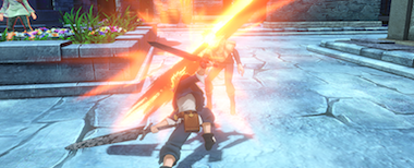 ブラッククローバーの戦闘画面