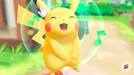 レッツゴーピカチュウ ゲーム画面