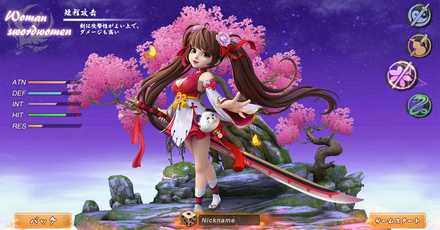 ソードウォリアーズ 衣装