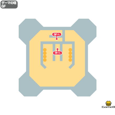 ドラクエ9のダーマの塔の6F