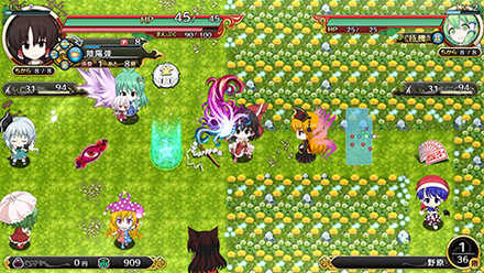 ふし幻TPDR ゲーム画面