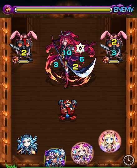 湖月姫のステージ1攻略