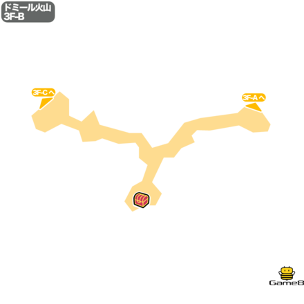 ドラクエ9のドミール火山の3F-B