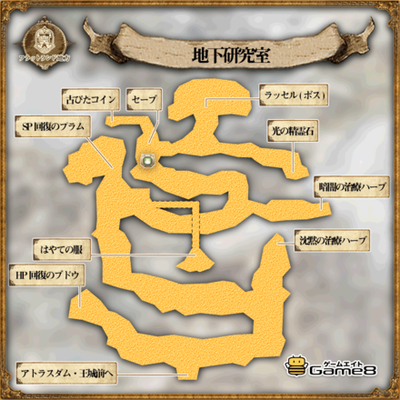 オクトパストラベラーの地下研究室