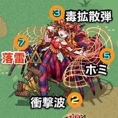 アラクネ_ボス攻撃