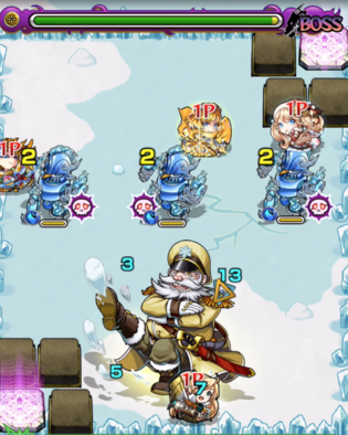 進軍！シベリア寒気団ボス戦2の画像