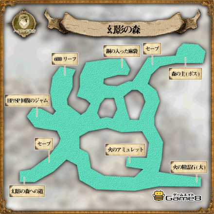 オクトパストラベラーの幻影の森